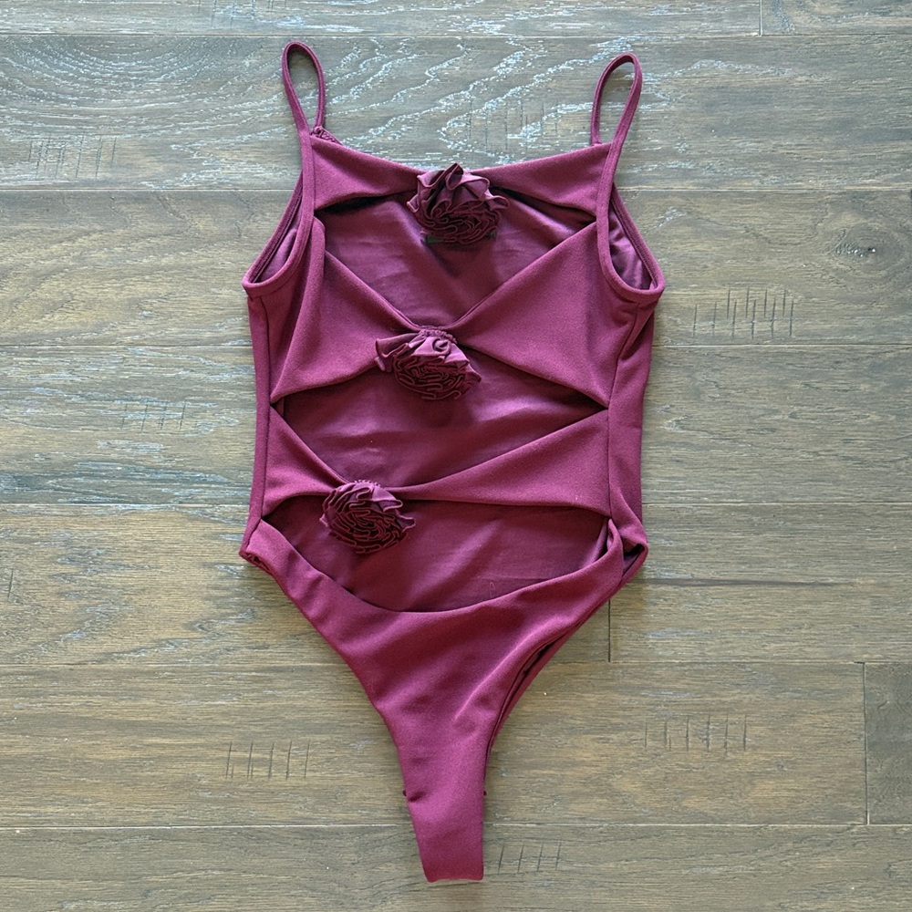 White fox bodysuit